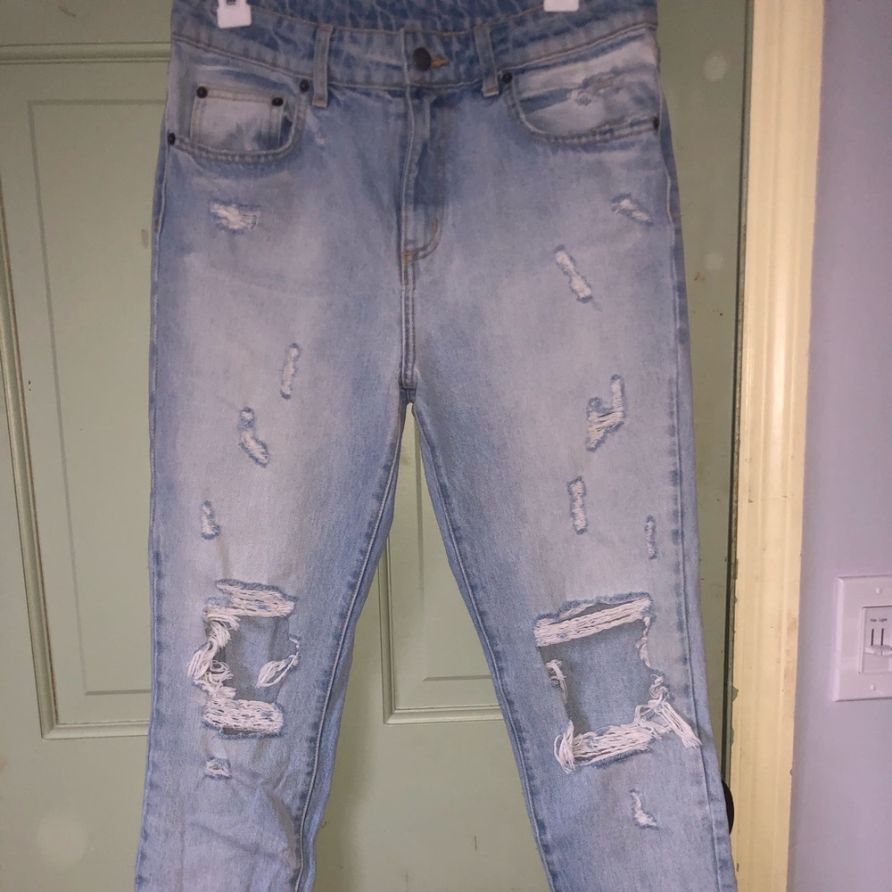 Lf slim fit ripped pants